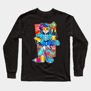 Cute Graffiti Tracer Long Sleeve T-Shirt